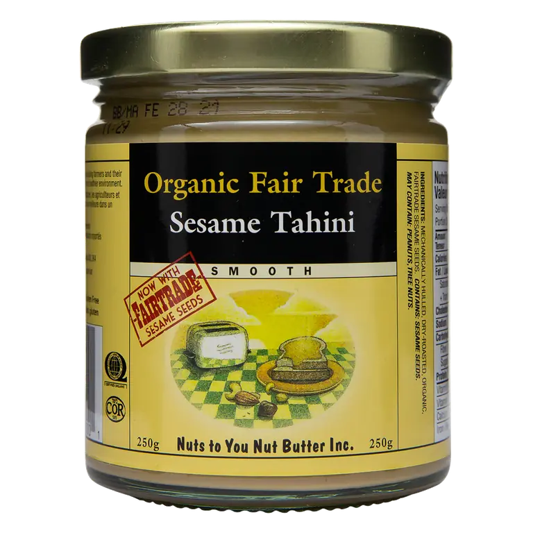 Nut Butter Organic Sesame Tahini Smooth 250 g