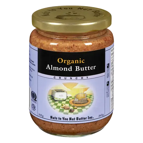 Organic Almond Butter Crunchy 365 g