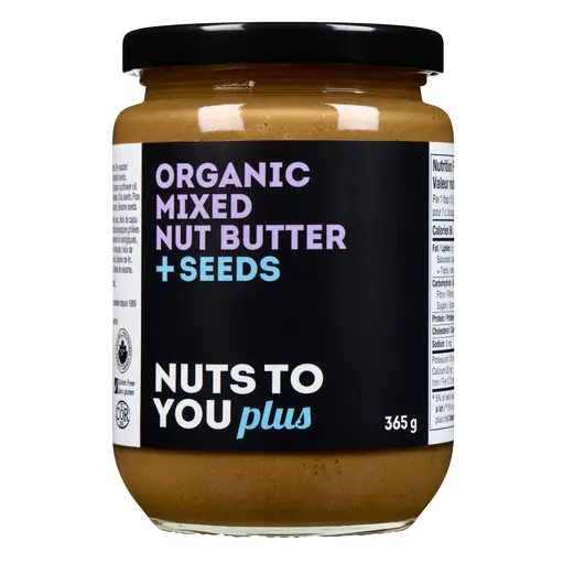Organic Nut Butter Mixed Nut + Seeds 365 g
