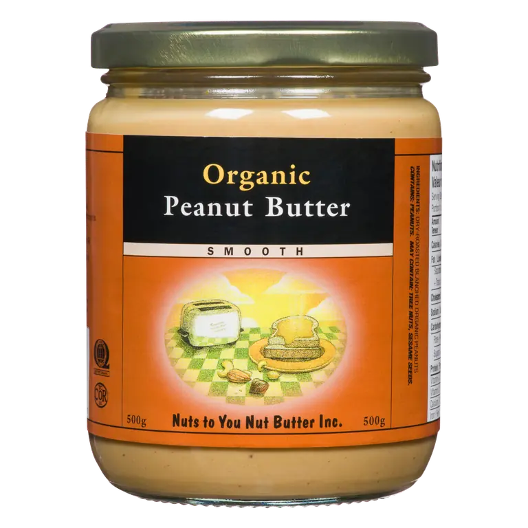 Organic Peanut Butter Smooth 500 g