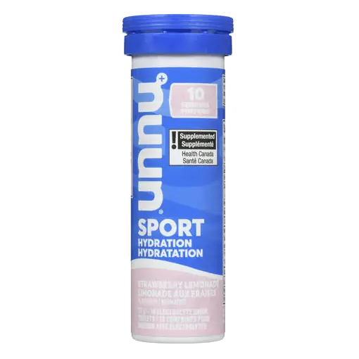 Hydration Sport Electrolyte Tablets Strawberry Lemonade 10 Count