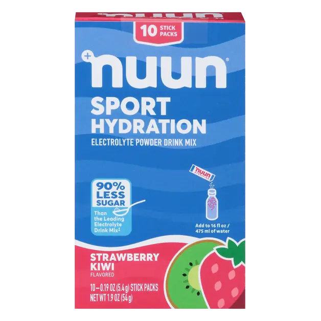 Sport Hydration Electrolyte Powder Drink Mix Strawberry Kiwi - 10 ct