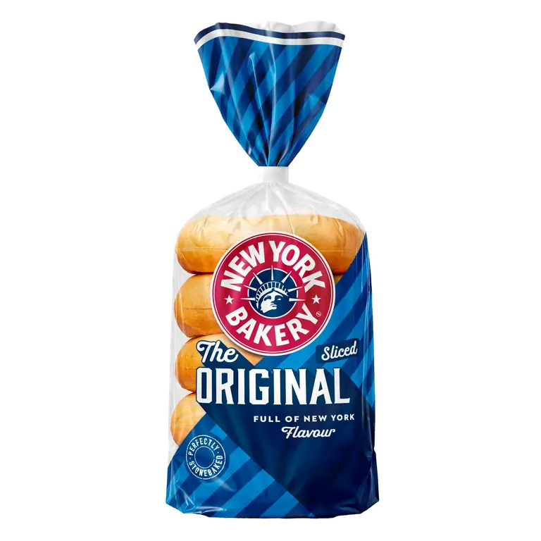 New York Bakery Co. Bagels, Plain x5
