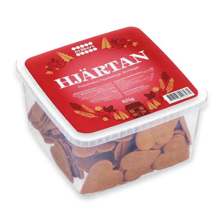 Pepparkakor Hjärtan 625g