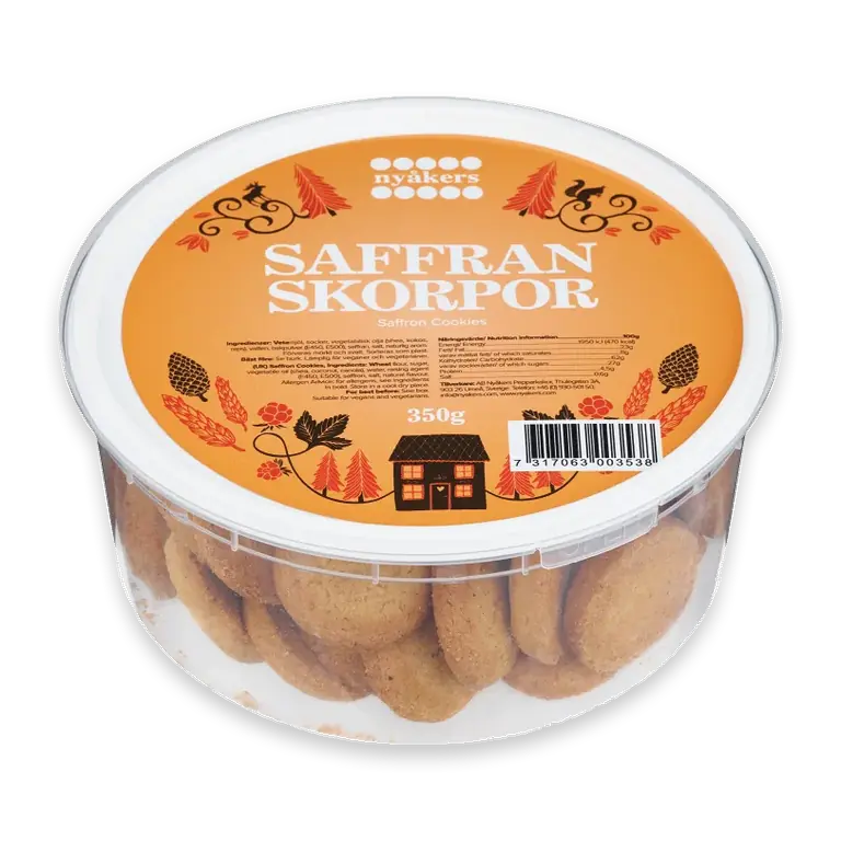 Saffranskorpor 350g