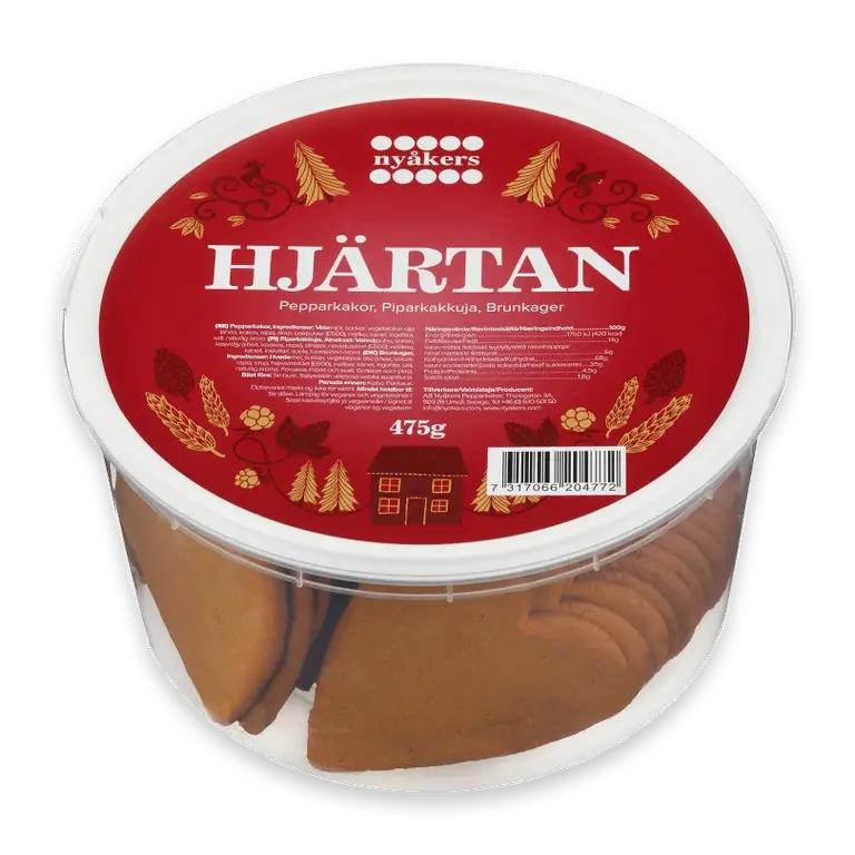 Stora hjärtan Pepparkakor 475g