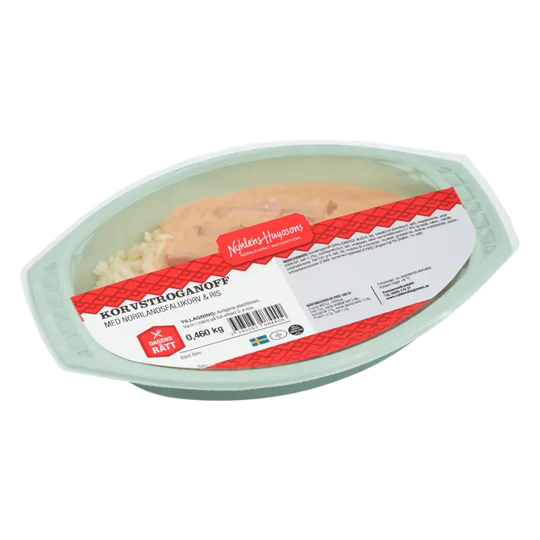 Korvstroganoff med Basmatiris