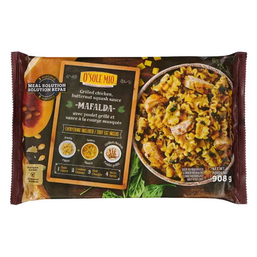 Meal Kit Mafalda With Grilled Chicken And Butternut Squash Sauce 908 g
