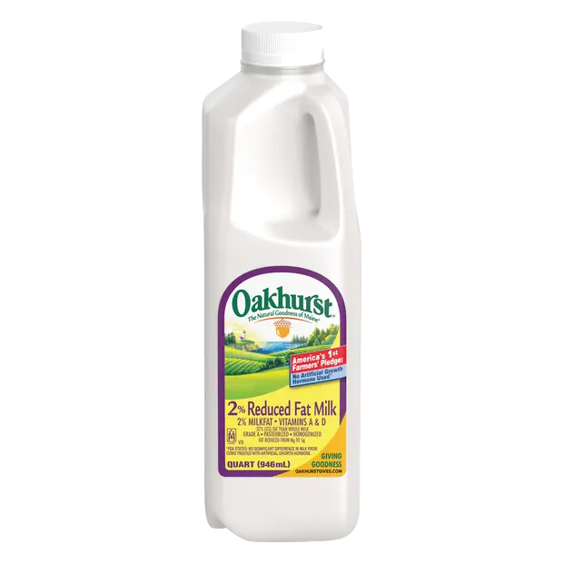 2% Reduced Fat Milk
