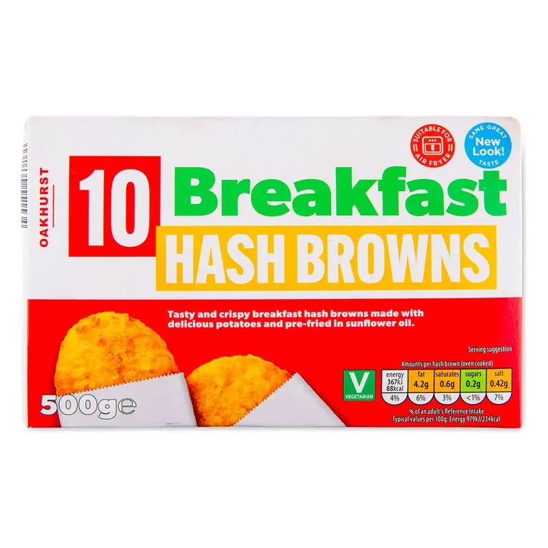 Breakfast Hash Browns 10 Pack