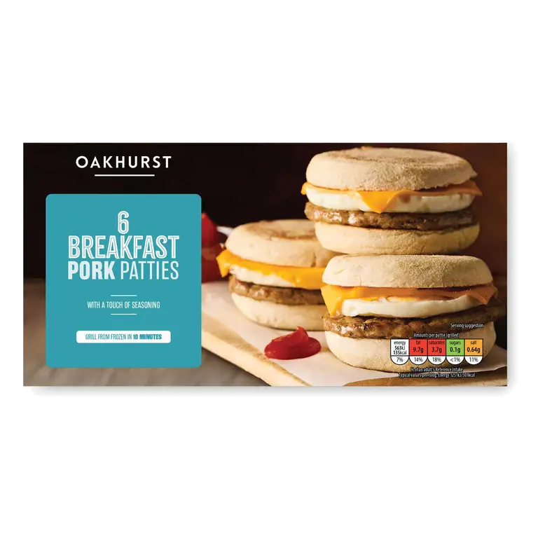 Breakfast Pork Patties 6 Pack