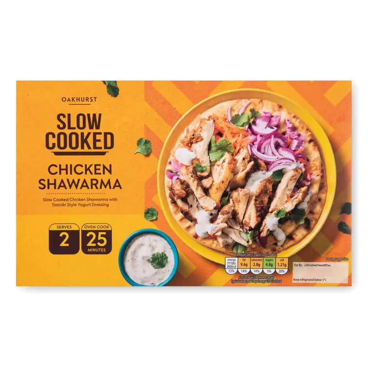 Slow Cooked Chicken Shawarma with Tzatziki