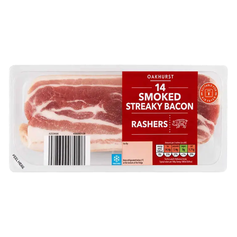 Smoked Streaky Bacon 14 Pack
