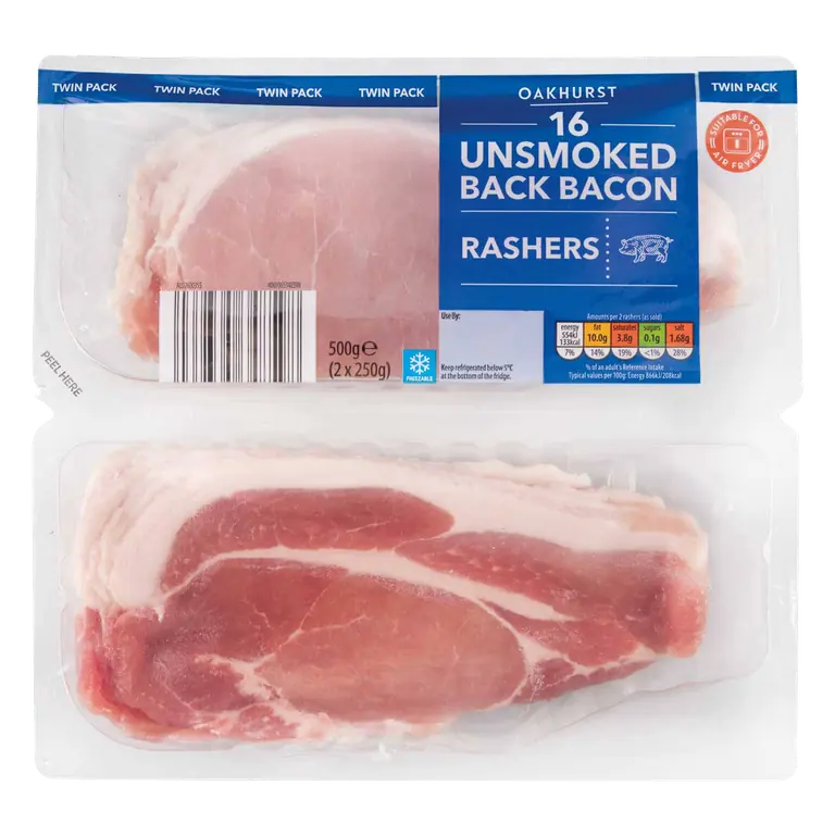 Unsmoked Bacon 16 Pack