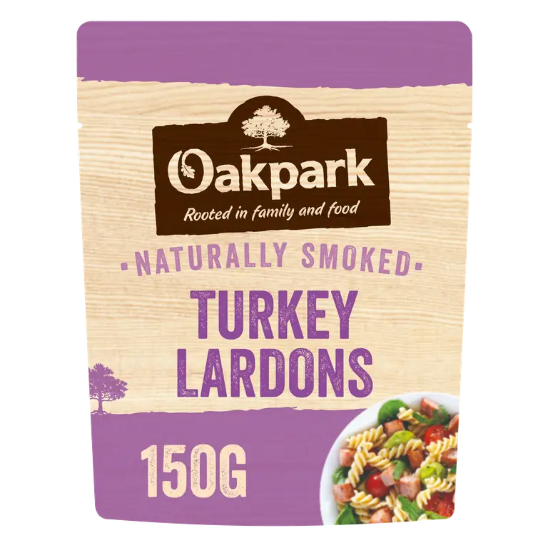 Oakpark Naturally Smoked Turkey Lardons 150g