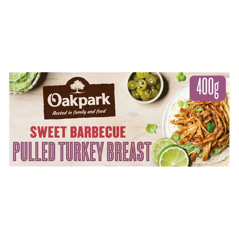 Oakpark Sweet Barbecue Pulled Turkey Breast 400g