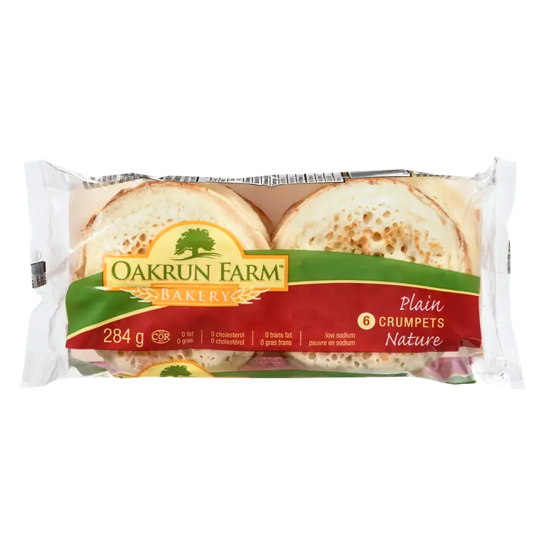 Frozen Crumpets Plain 6 Pack 284 g