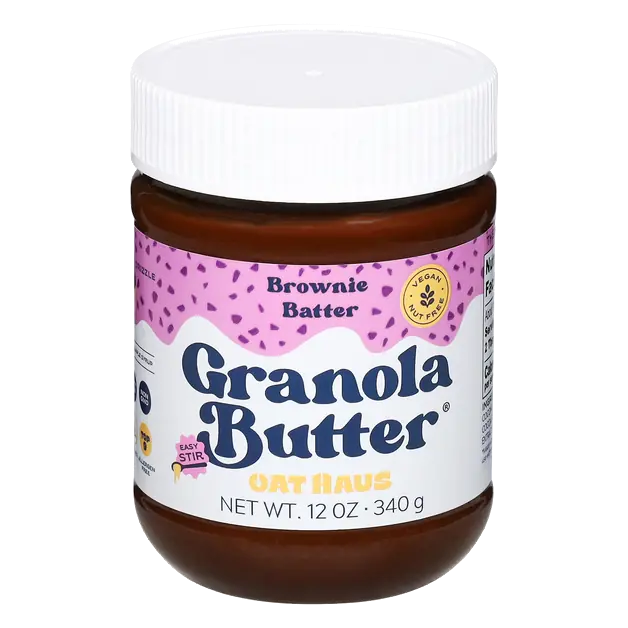 Gluten & Nut Free Vegan Brownie Batter Granola Butter