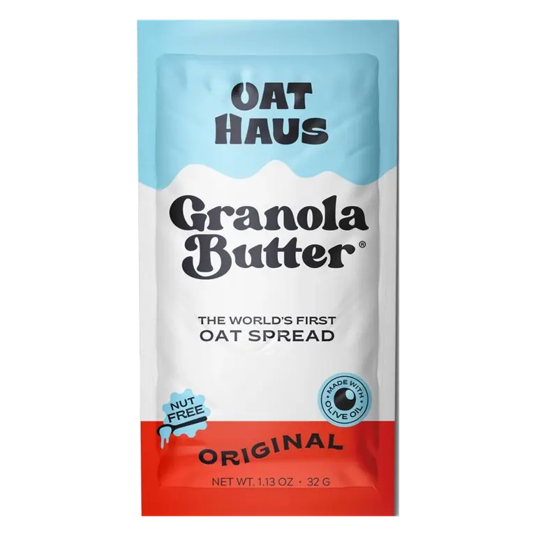Oat Haus Original Granola Butter Squeeze, 1.13oz: Gluten-Free, Tree Nut Free, Vegan