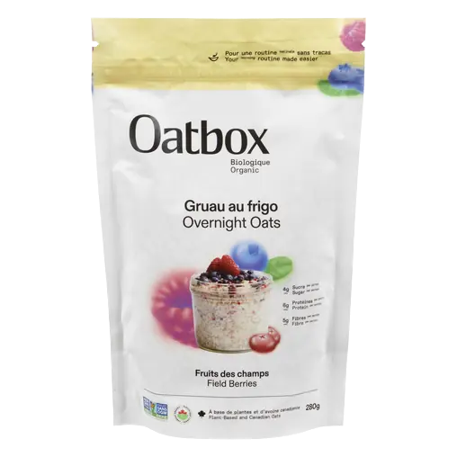 Organic Overnight Oats Strawberry Blueberry 280 g