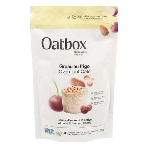 Organic Overnight Oats Almond Butter And Cherry 280 g