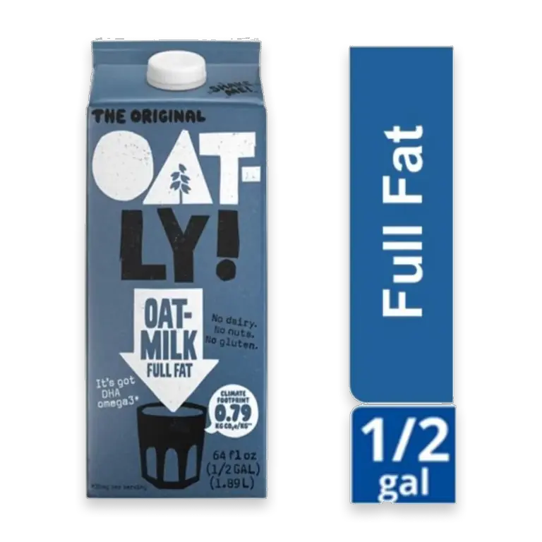 Dairy Free Full Fat Oat Milk Half Gallon