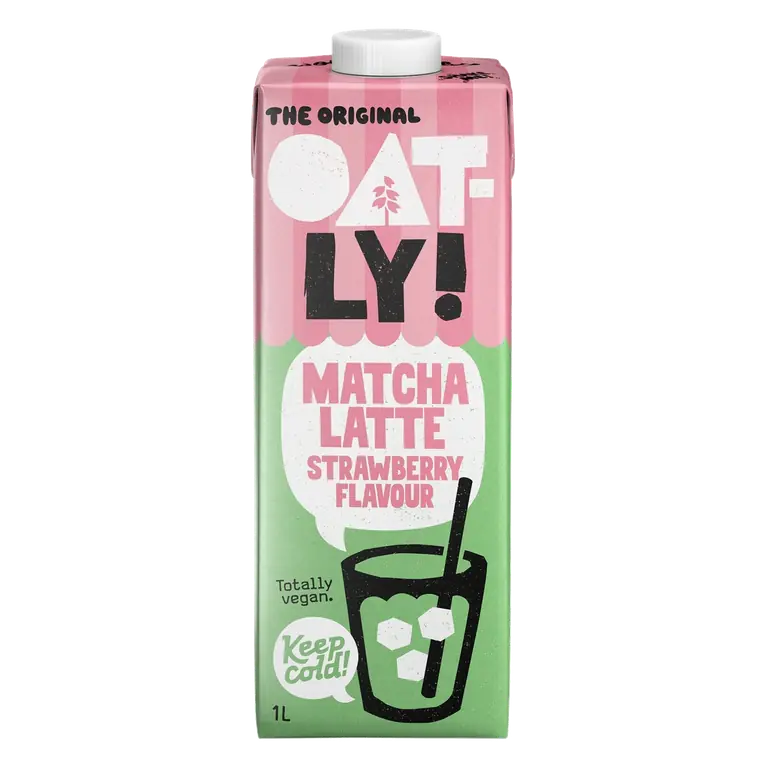Oat Drink Matcha Latte Strawberry Flavour 1L