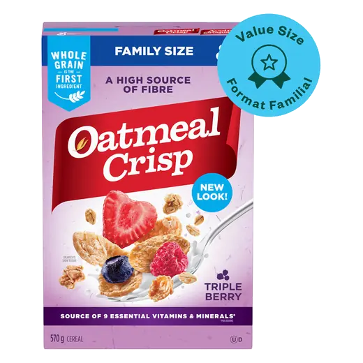 Cereal Triple Berry High Fibre Family Size 570 g