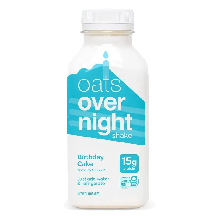 Oats Overnight Shake Birthday Cake, 2oz