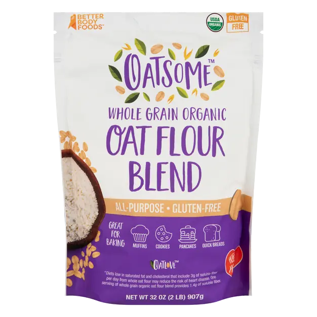 Organic Whole Grain Oat Flour Blend