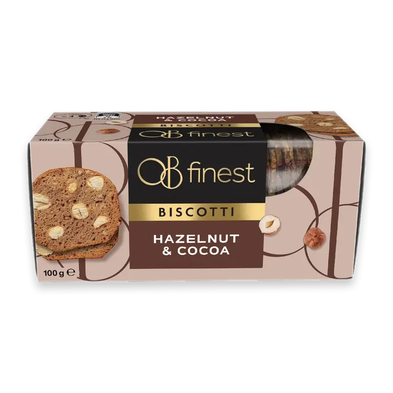 Biscotti Biscuits Hazelnut & Cocoa