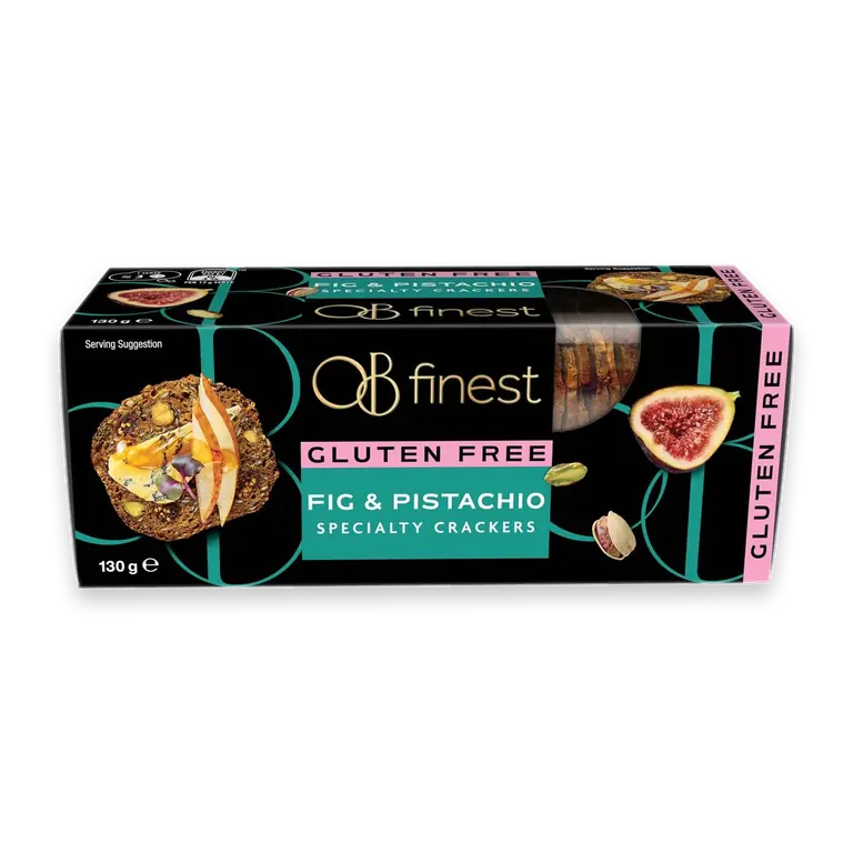 Gluten Free Speciality Crackers Fig & Pistachio