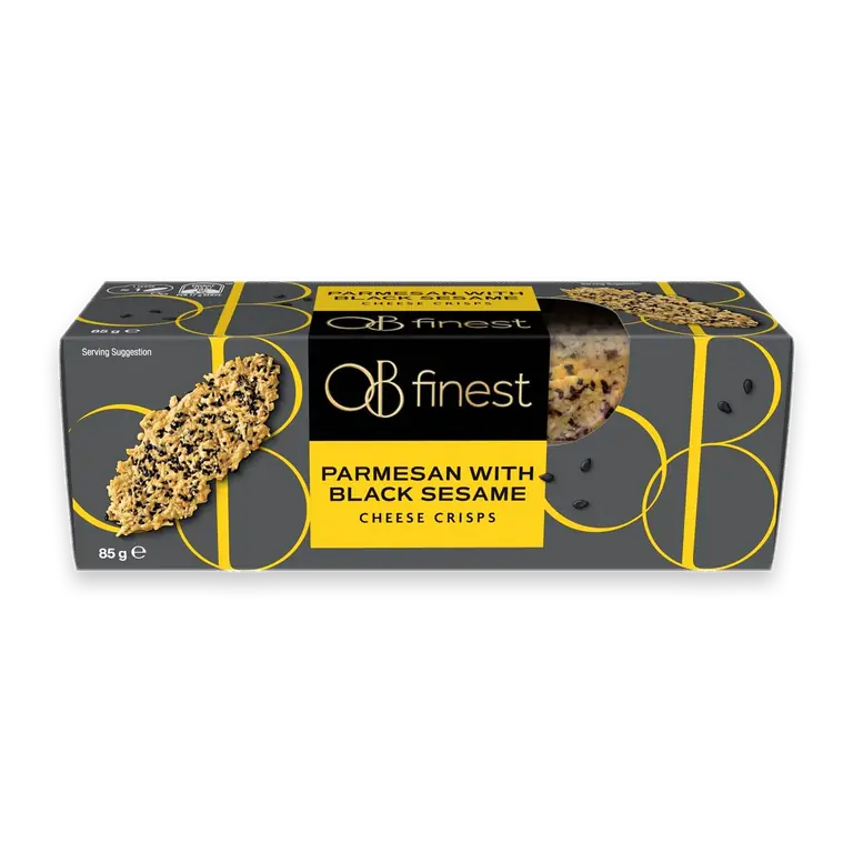 Parmesan with Black Sesame Cheese Crisps