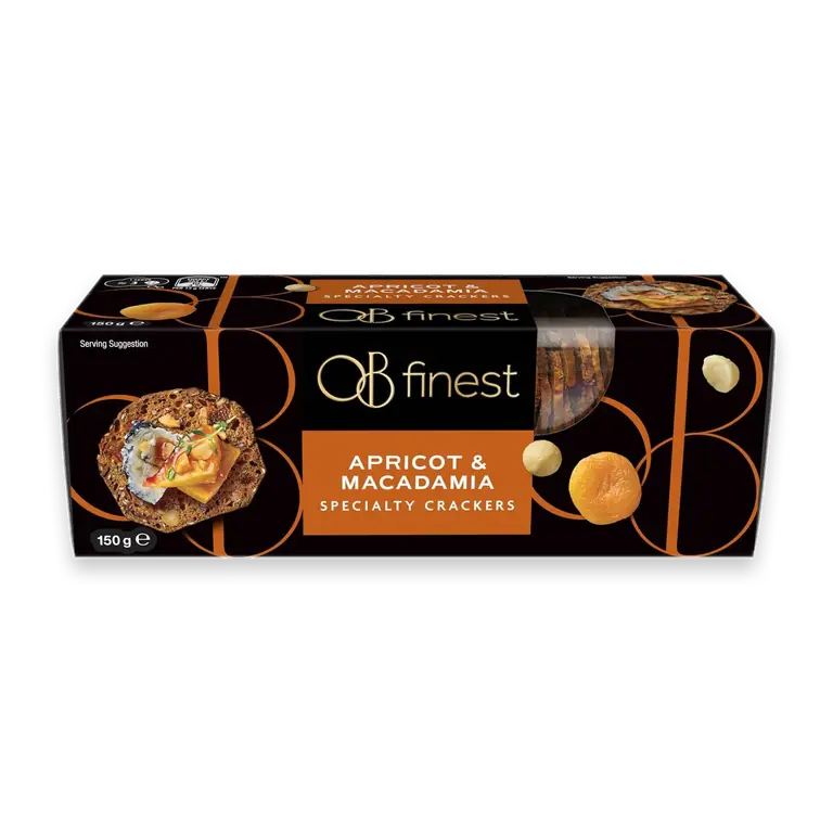 Speciality Crackers Apricot & Macadamia