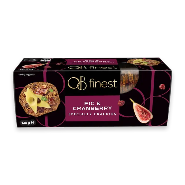 Speciality Crackers Fig & Cranberry