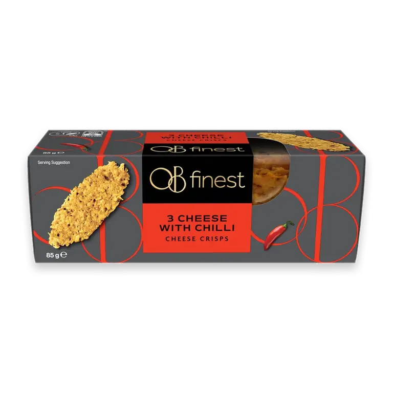 Three Cheese Crisps With Chilli