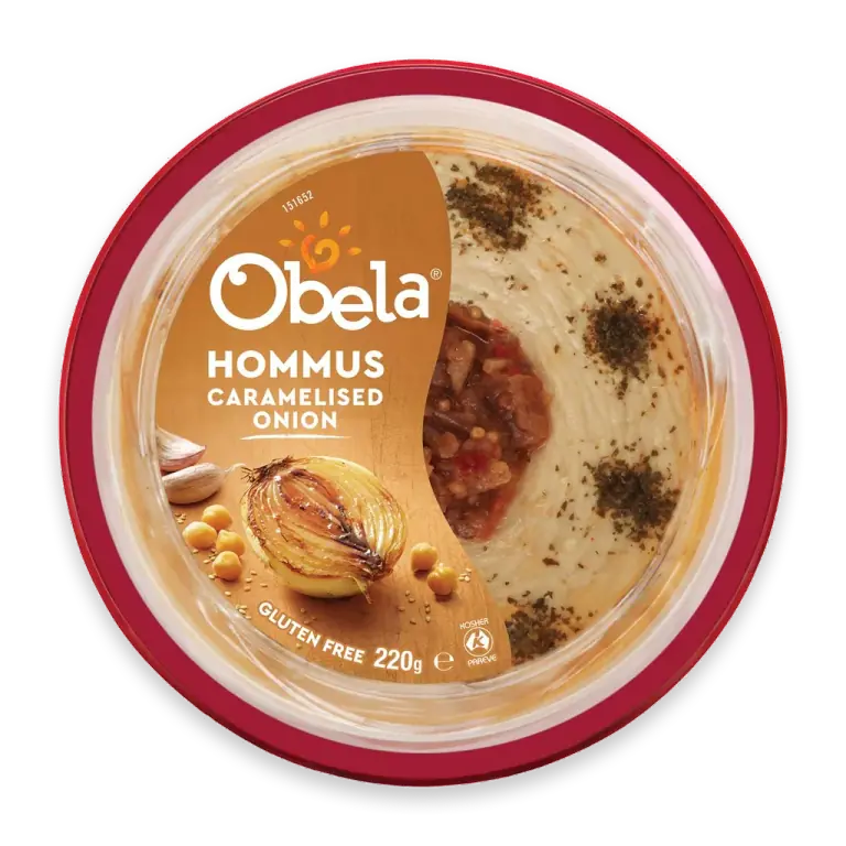 Hommus Dip With Caramelised Onion
