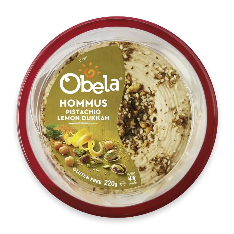 Hommus Dip With Pistachio Lemon Dukkah