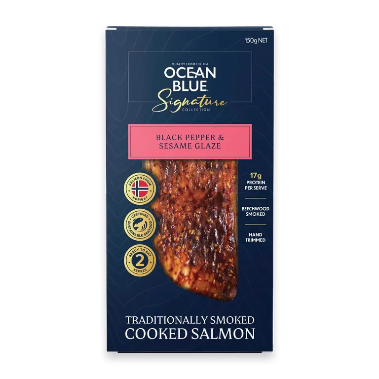Signature Collection Smoked Salmon Pepper & Sesame Glaze