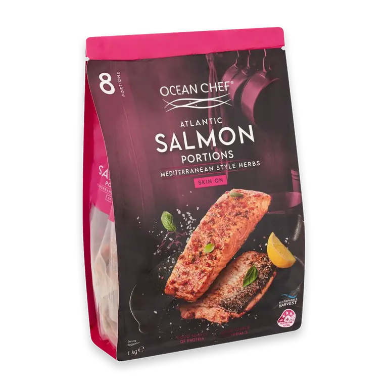 Atlantic Salmon Portions Mediterranean Style