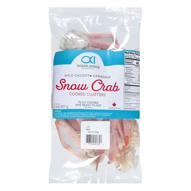 Snow Crab, Cooked Clusters