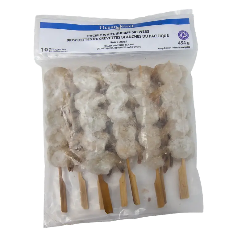 Frozen Skewers Shrimp 454 g