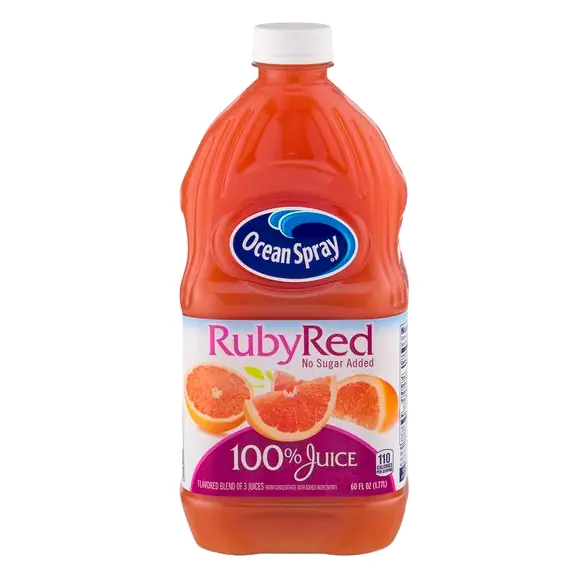 100% Ruby Red Grapefruit Juice Blend No Sugar Added