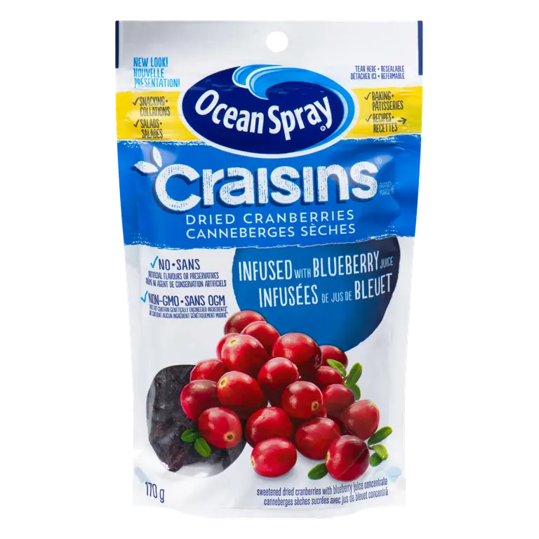 Craisins Blueberry Juice Infused 170 g