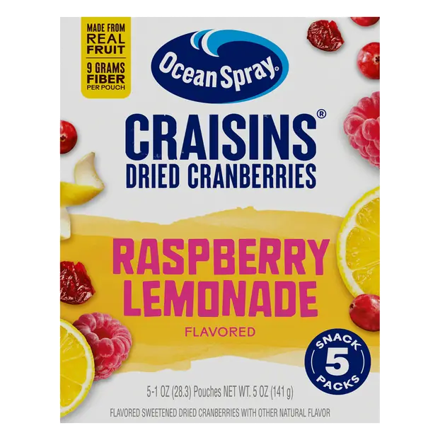 Craisins Raspberry Lemonade Dried Cranberries - 5 ct