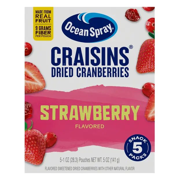 Craisins Strawberry Flavor Dried Fruit Cranberries