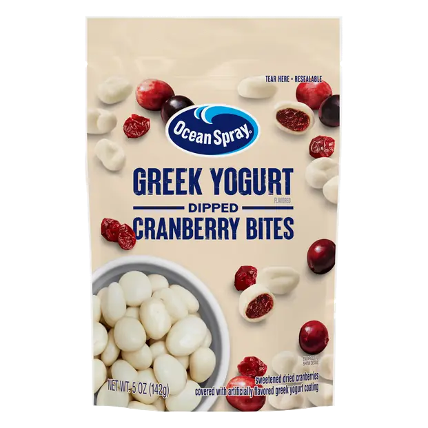 Greek Yogurt Covered Dried Cranberries Bites