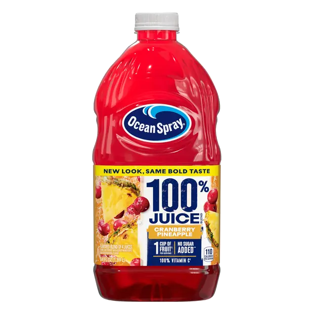 No Sugar Added Cranberry Pineapple Juice