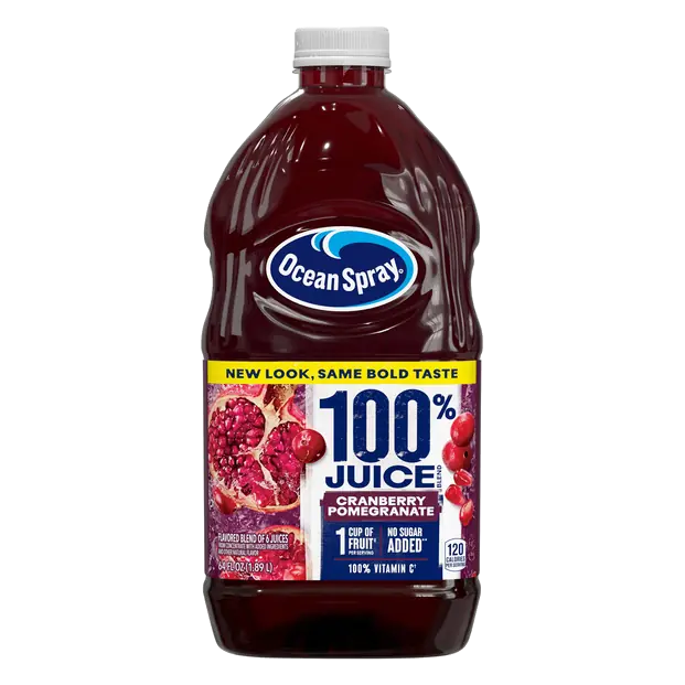 No Sugar Added Cranberry & Pomegranate Juice