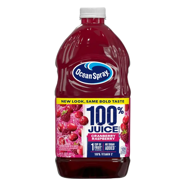No Sugar Added Cranberry & Raspberry Juice
